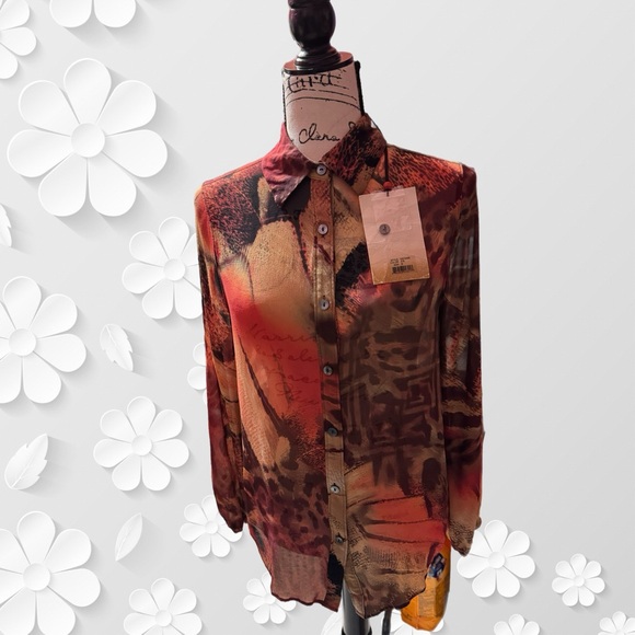 Da-Nang Tops - Da-Nang Multicolor Blouse